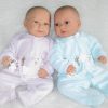 AD7CO Levensechte Babypoppen set van 2 poppen Lara en Leonie in kleding en speen 52 cm - Afbeelding 25