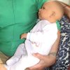 AD7CO Levensechte Babypoppen set van 2 poppen Lara en Leonie in kleding en speen 52 cm - Afbeelding 9
