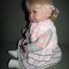 SB08 Berbesa soft body pop met blond haar geluid en kleding 48 cm - laatste - Afbeelding 9