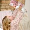 L13a Llorens babypop soft body vrolijk met geluid kleding en speen 42 cm - Afbeelding 13