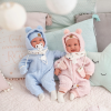 L09e Llorens levensechte babypop soft body met kleding en speen 42 cm - met geluid - Afbeelding 8