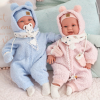 L09e Llorens levensechte babypop soft body met kleding en speen 42 cm - met geluid - Afbeelding 4