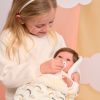 L08a Llorens levensechte babypop soft body met haar geluid kleding en speen 42 cm - Afbeelding 20