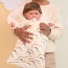 L08a Llorens levensechte babypop soft body met haar geluid kleding en speen 42 cm - Afbeelding 5