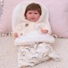 L08a Llorens levensechte babypop soft body met haar geluid kleding en speen 42 cm - Afbeelding 17