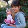 L22a Llorens popje soft body pop met blond haar en kleding 35 cm - Afbeelding 4