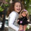 L22b Llorens popje soft body pop met blond haar en kleding 35 cm - Afbeelding 2