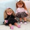 L22b Llorens popje soft body pop met blond haar en kleding 35 cm - Afbeelding 14