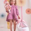 L02m Llorens levensechte babypop meisje full body glimlach met draagtas en speen 40 cm - Afbeelding 3