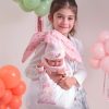L02m Llorens levensechte babypop meisje full body glimlach met draagtas en speen 40 cm