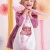 L02m Llorens levensechte babypop meisje full body glimlach met draagtas en speen 40 cm - Afbeelding 2