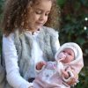 L10 Llorens levensechte babypop soft body met geluid kleding ligkussen en speen 42 cm - Afbeelding 7