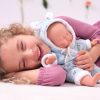 L15h Llorens levensecht babypopje soft body baby Bo slapend met kleding 31 cm - Afbeelding 2