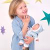 L15h Llorens levensecht babypopje soft body baby Bo slapend met kleding 31 cm - Afbeelding 4