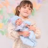 L10c Llorens levensechte babypop soft body met geluid blauwe kleding speen 42 cm - Afbeelding 13