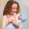 L10c Llorens levensechte babypop soft body met geluid blauwe kleding speen 42 cm - Afbeelding 6