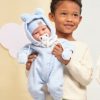 AANBIEDING : Llorens babypoppen set van 2 poppen in kleding speen 42 cm - Zonder geluid - Afbeelding 6