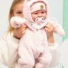 L09c Llorens levensechte babypop soft body met kleding en speen 42 cm - met geluid - Afbeelding 2