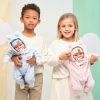 AANBIEDING : Llorens babypoppen set van 2 poppen in kleding speen 42 cm - Zonder geluid - Afbeelding 3