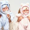 AANBIEDING : Llorens babypoppen set van 2 poppen in kleding speen 42 cm - Zonder geluid - Afbeelding 2