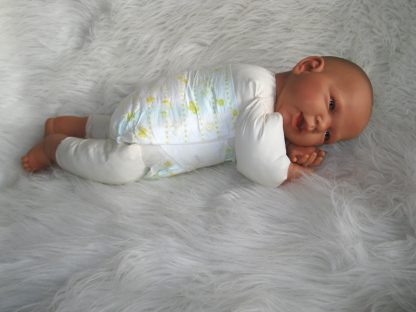 AD6 Levensechte Babypop soft body flexibele pop zonder kleding 53 cm - Afbeelding 24
