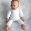 AD6 Levensechte Babypop soft body flexibele pop zonder kleding 53 cm - Afbeelding 19