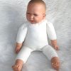 AD6 Levensechte Babypop soft body flexibele pop zonder kleding 53 cm - Afbeelding 18