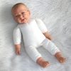AD6a Levensechte Babypop soft body flexibele pop met kleding 53 cm - Afbeelding 15