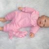AD6a Levensechte Babypop soft body flexibele pop met kleding 53 cm - Afbeelding 12