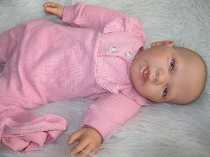 AD6a Levensechte Babypop soft body flexibele pop met kleding 53 cm - Afbeelding 10