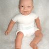 AD3e Levensechte Babypop soft body pop bruine ogen 53 cm met speen - Limited Edition - Afbeelding 4