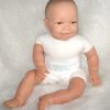 AD3e Levensechte Babypop soft body pop bruine ogen 53 cm met speen - Limited Edition - Afbeelding 14