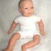 AD3e Levensechte Babypop soft body pop bruine ogen 53 cm met speen - Limited Edition - Afbeelding 13