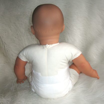 AD3e Levensechte Babypop soft body pop bruine ogen 53 cm met speen - Limited Edition - Afbeelding 12
