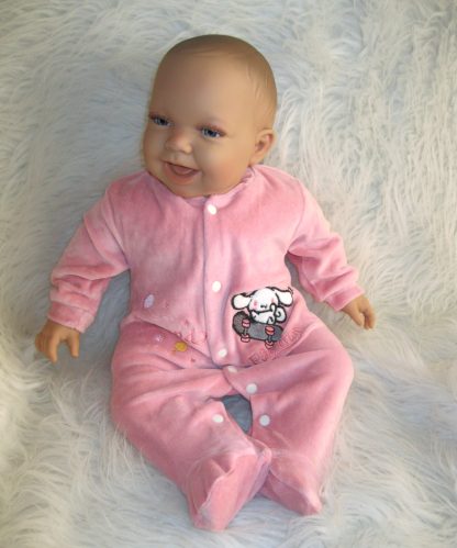 AD3co Levensechte Babypoppen soft body combi set van 2 baby poppen 53 cm - Afbeelding 14