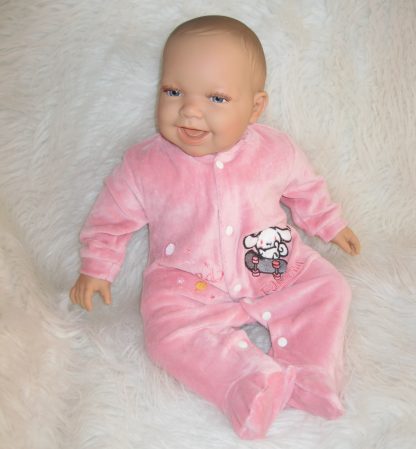 AD3co Levensechte Babypoppen soft body combi set van 2 baby poppen 53 cm - Afbeelding 5