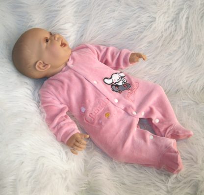 AD3co Levensechte Babypoppen soft body combi set van 2 baby poppen 53 cm - Afbeelding 12