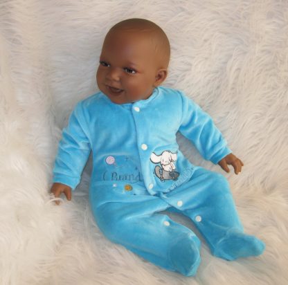AD3co Levensechte Babypoppen soft body combi set van 2 baby poppen 53 cm - Afbeelding 6