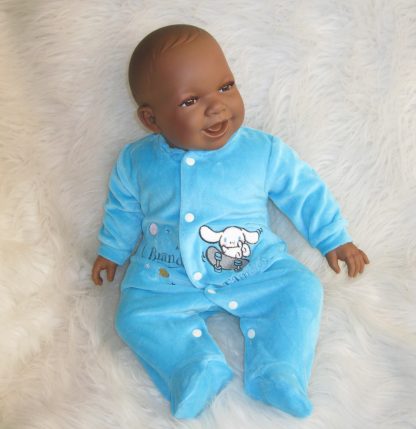 AD3co Levensechte Babypoppen soft body combi set van 2 baby poppen 53 cm - Afbeelding 19
