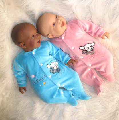 AD3co Levensechte Babypoppen soft body combi set van 2 baby poppen 53 cm - Afbeelding 10