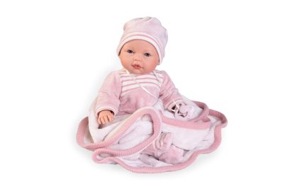 AJ0 Antonio Juan babypop met slaapogen geluid deken kleding en speen 37 cm - Afbeelding 13