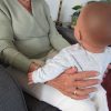 AD3b Levensechte Babypop softbody Naomi bruine ogen velours pakje grijs 53 cm - Afbeelding 5