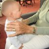 AD3b Levensechte Babypop softbody Naomi bruine ogen velours pakje grijs 53 cm - Afbeelding 26