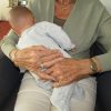 AD3b Levensechte Babypop softbody Naomi bruine ogen velours pakje grijs 53 cm - Afbeelding 10