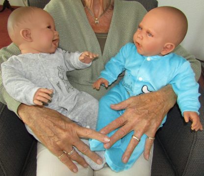 AD3co Levensechte Babypoppen softbody combi set 2 baby poppen 53 cm - Afbeelding 4