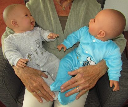 AD3co Levensechte Babypoppen softbody combi set 2 baby poppen 53 cm - Afbeelding 10