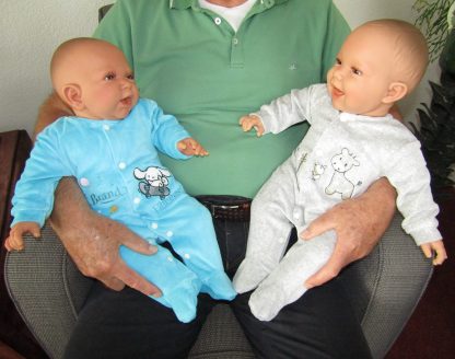 AD3co Levensechte Babypoppen softbody combi set 2 baby poppen 53 cm - Afbeelding 9