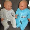 AD3b Levensechte Babypop softbody Naomi bruine ogen velours pakje grijs 53 cm - Afbeelding 20