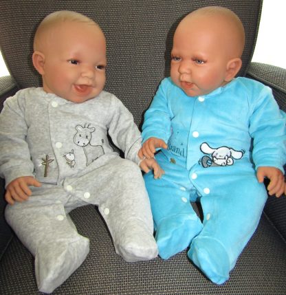 AD3co Levensechte Babypoppen softbody combi set 2 baby poppen 53 cm - Afbeelding 6