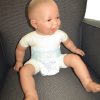AD3b Levensechte Babypop softbody Naomi bruine ogen velours pakje grijs 53 cm - Afbeelding 17